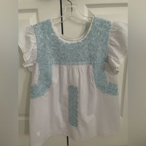 Brand new J Marie adorable smocked top size small